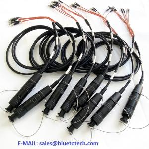 Wholesale TFOCA to ST 4CH Tactical Fiber Cable Assembly Waterproof Military TFOCA to ST 4Core Fiber Optic Patch Cord from china suppliers