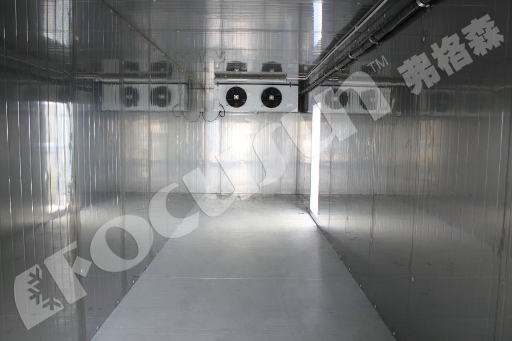 Bitzer Compressor Containerized Cold Room for Storing Meat Seafood Vegetables or Ice