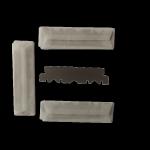 100pcs Platinum Coating Stainless Steel Half Single Edge Razor Blades for