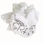 Cotton cloth scraps industrial cleaning rags cotton wiping rags white color t