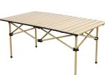 Outdoor Furniture Camping Collapsible Picnic Roll Up Table Portable Folding