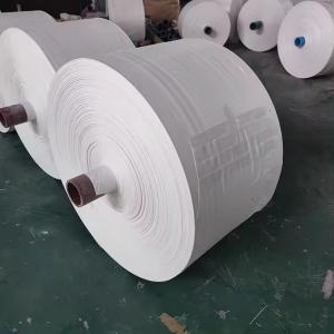 China Waterproof PP Woven Fabric Roll For Sand Bag 40gsm-170gsm Customized on sale