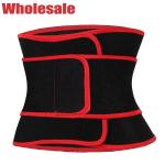 Double Velcro Waist Trimmer Belt Workout Waist Trainer Sweat Belt