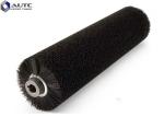 Spiral Industrial Roller Brushes Bristle Galvanized Metal Easy Install Soft