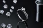 9K Gold Jewelry Minimalist Designs Moissanite 925 Silver Ring Set