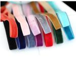 Wholesale colors single and double faced velvet ribbon