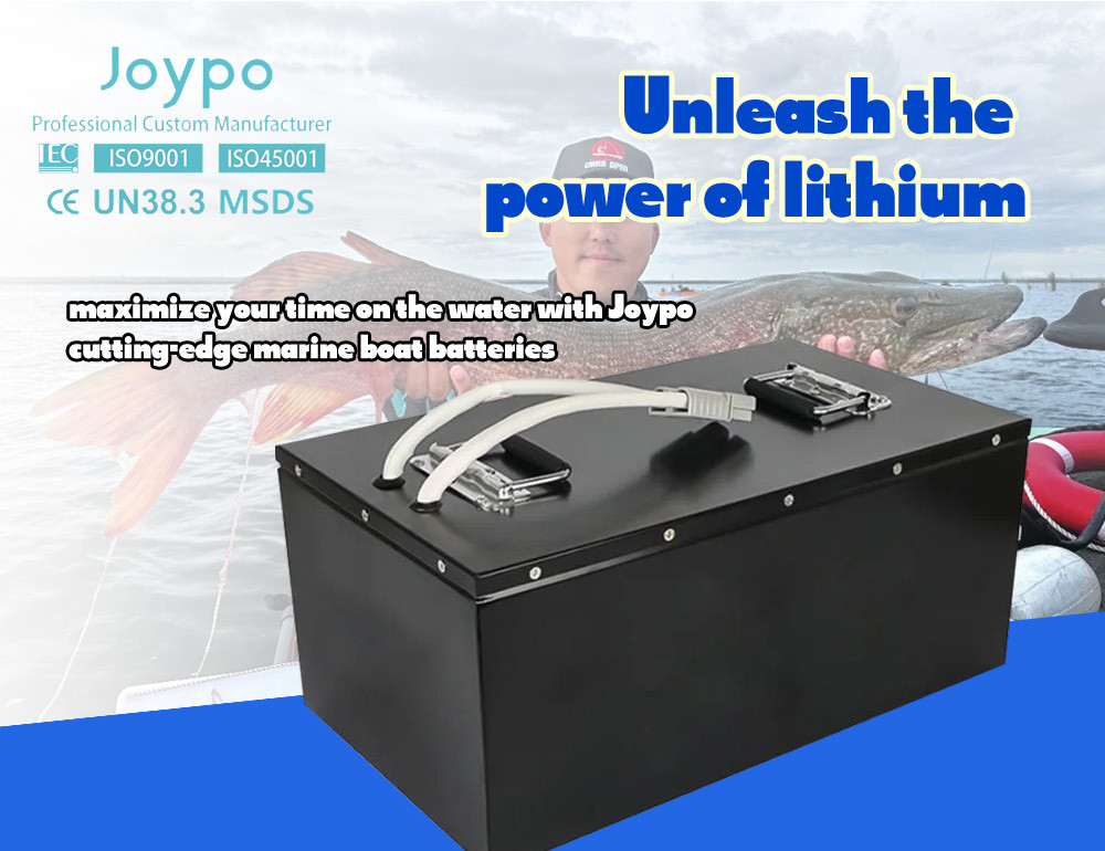 Fishing Boat 50Ah 36V Lithium Marine Battery For Trolling Motor Waterproof