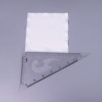 6 Inch 120gsm Polyester Cleanroom Wipes 100pcs LCD Cleaning Wipes Soft And