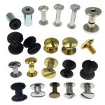 Custom Metal Stainless Steel Brass Titanium Binding Screw for Leather RoHs