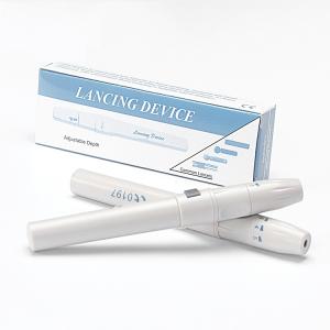 Wholesale Disposable Medical Diagnostic Tool Adjustable Automatic Sterile Blood Lancet Pen from china suppliers
