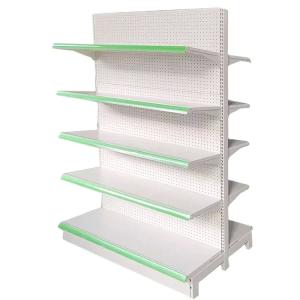 Wholesale Factory Custom Size Color Mental Display Shelves Groceries Manufacturer Gondola Shelving from china suppliers