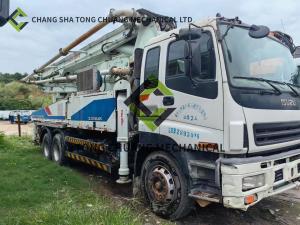 Wholesale In 2011 Zoomlion ISUZU Chassis 38 M Concrete Pump Truck 5 Cylinders And 5 Masts from china suppliers