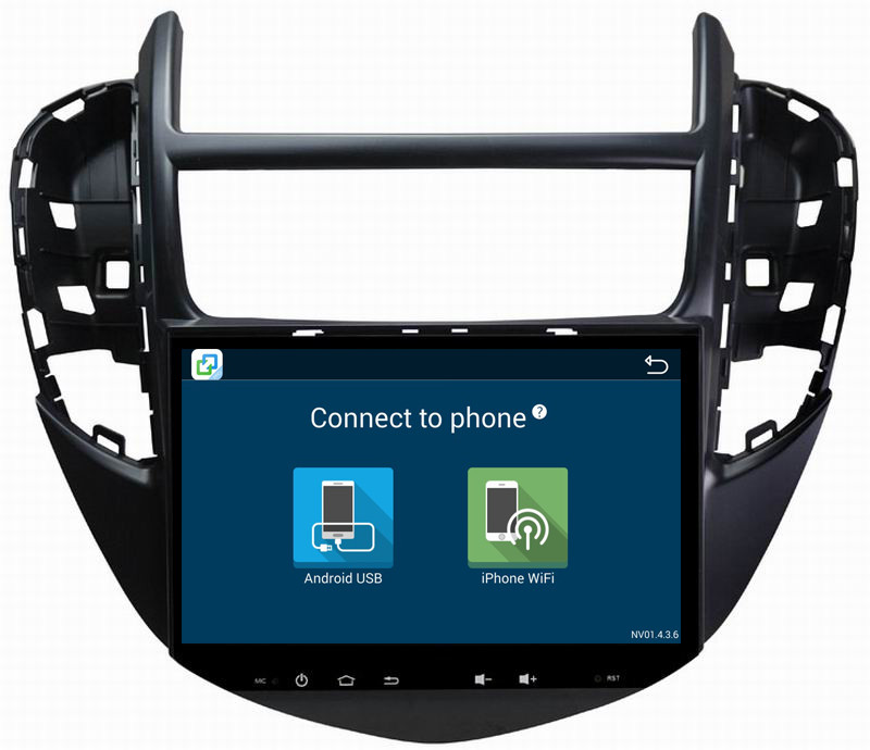 Ouchuangbo car radio video android 8.1 for Chevrolet Trax 2014 with capacitance multiple touch screen gps navigation