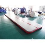 Rectangle Shape Gym Sport Inflatable Tumble Track In 20cm For Cheerleading