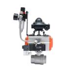 Industrial Pneumatic 304 Stainless Steel 2PC Ball Valve with 30-Day Refund