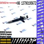 1KD-FTV 295050-0080 Nozzles Common Rail Fuel Injector 295050-0083 295050-0084