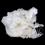 Natural Biodegradable 100% Viscose Staple Fiber Raw White Color 5d X 64mm