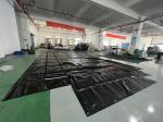 18oz Pvc Tarpaulin Blue Steel Tarps For Flatbed Truck Cover Lightweight
