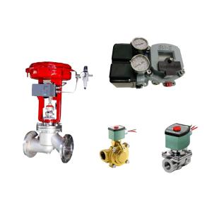 Wholesale China's famous Pneumatic control valve with Masoneilan SVI2-21123121 positioner and ASCO solenoid valve from china suppliers