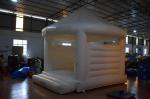 White Colour 0.55mm PVC Tarpaulin Inflatable Jumpers For Wedding CE UL EN14960