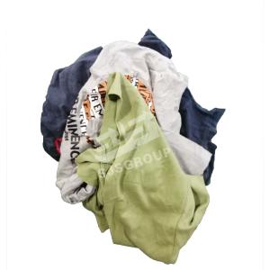 Wholesale Cutting Used T-shirt Rags trapos indistriales Coloured Wipers 100% Cotton Rags Machine Wiping Used Rags for Industrial C from china suppliers