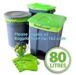 100% Eco friendly plastic shopping bags/T-shirt compostable food packaging for
