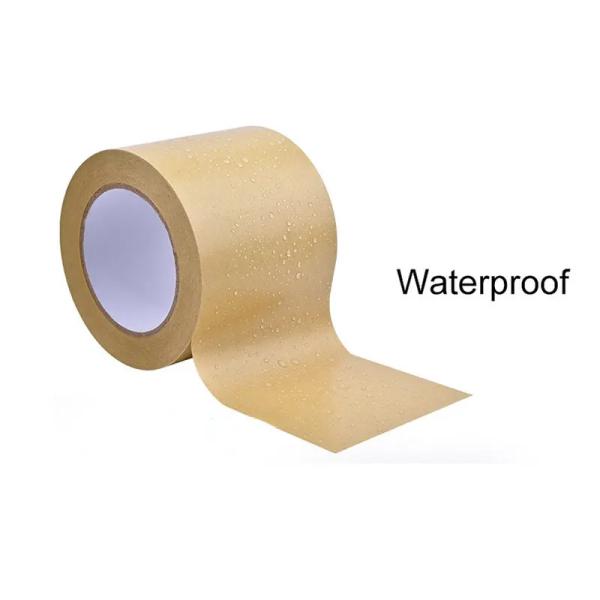 Customized Logo Printing Eco Friendly Self Adhesive Heavy Duty Kraft Tape / Eco
