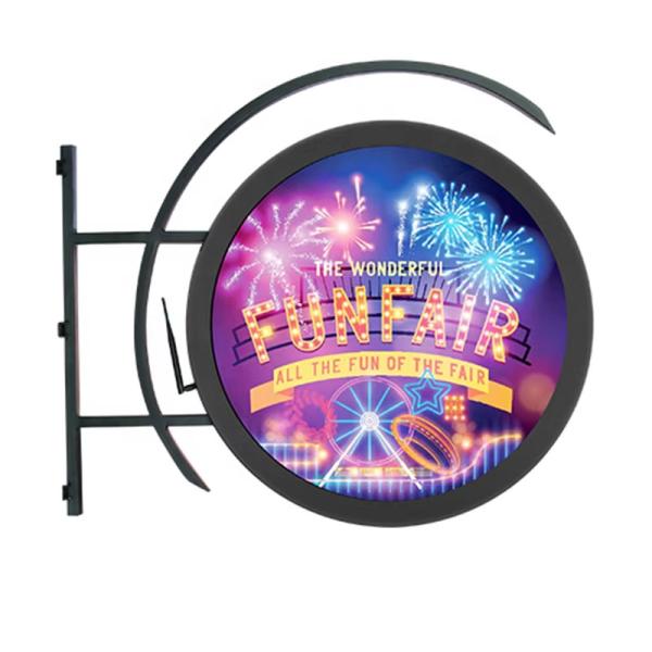 P5.926 Outdoor Double Side Circular LED Display Full Color Front Service