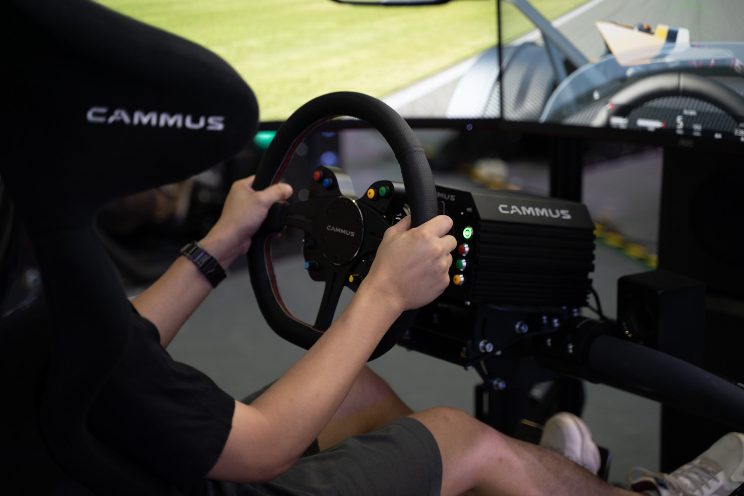 Servo Motor Sim Racing Simulator With Anodized Aluminum Pedal