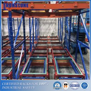 Warehouse Push Back Pallet Racking System For Flexible Storage