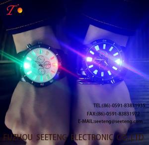 Wholesale Men watch movement watch quartz Wrist Watch suitable for climbing outdoor for men customLOGO with seven color light from china suppliers
