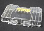 High Polished PMMA Machining Transparent Service Cover Parts Clear Color