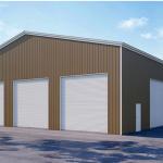 Hurricane Proof Prefabricated Steel Buildings Easy Installation Steel Shed