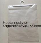 PVC/EVA Plastic Cloth Underwear Hanger Packaging Bag With Snap Button,Eco