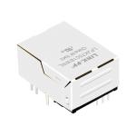 LPJK7001BWNL 10/100 Base-T Low Profile RJ45 Mag jack Tab Up Green/Green Leds