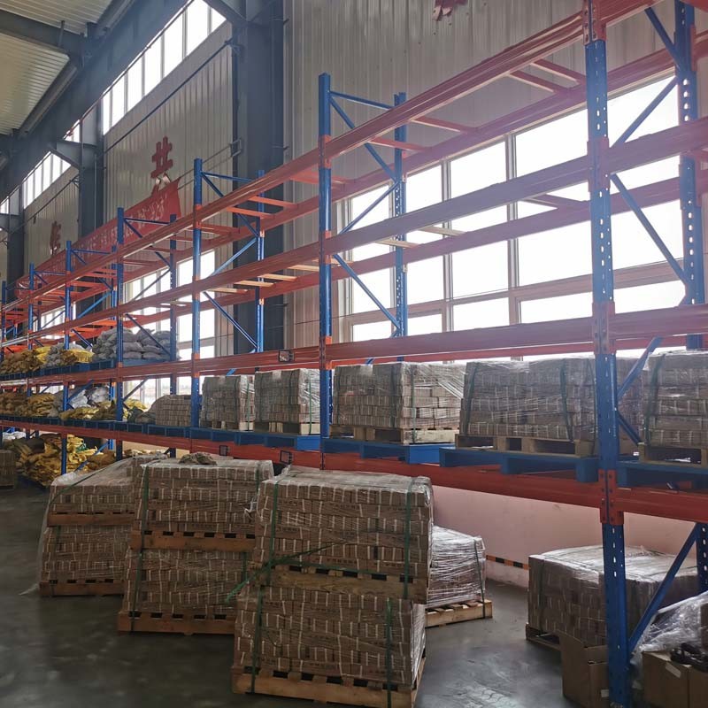 Coated Warehouse Rack For Heavy-Duty And Customizable Industrial Storage