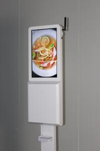 China Automatic Soap Dispenser with digital signage lcd advertising display on sale