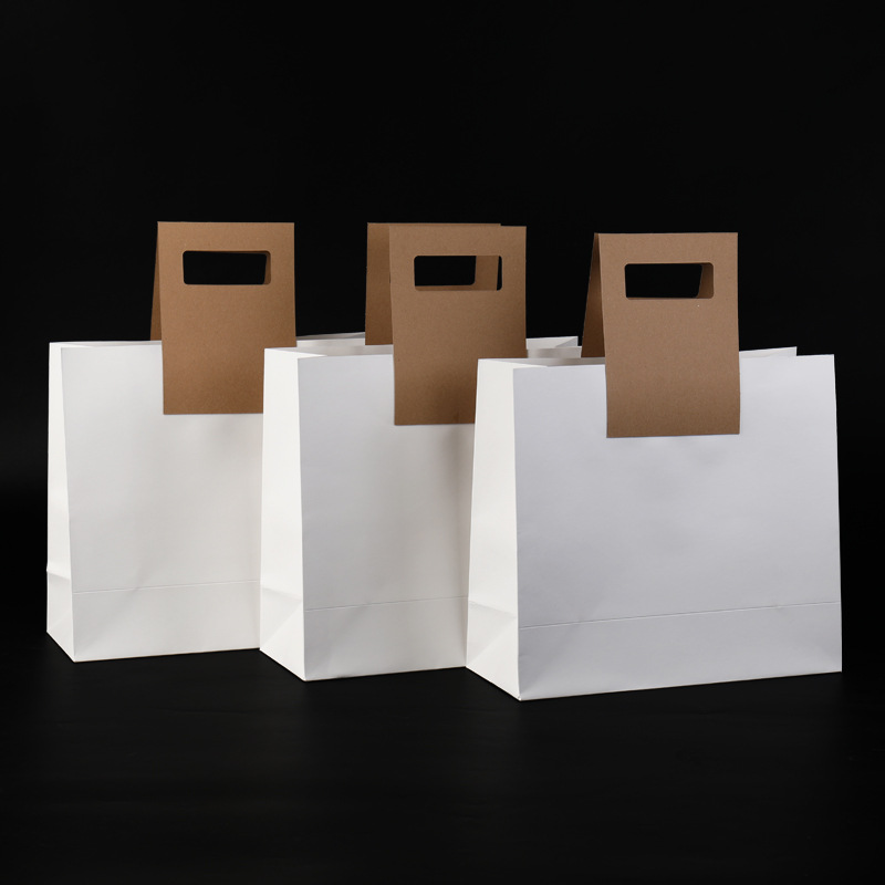 Gravure Printing Brown Kraft Packaging Bag Folding Black Pouch