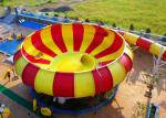26X40M Size Toilet Bowl Water Slide Custom Color For Amusement Water Park