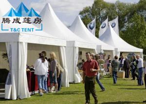 Wholesale Promotional Waterproof Canopy Tent Gazebo Shaped With Soft PVC Walls / Glass Walls from china suppliers