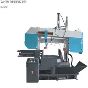 China Worm Reducer Horizontal Mitering Bandsaw , Powerful Automatic Metal Saw on sale
