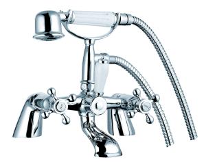 Wholesale Enhance Your Shower Experience with Chrome Finish Bath Shower Mixer Faucet T8661 from china suppliers