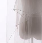 Factory direct wholesale bridal veil short double light yarn soft fingertip