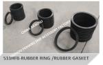 RUBBER RING/RUBBER GASKET FOR BALLAST TANK AIR PIPE HEAD,NO.533HFB-50 RUBBER