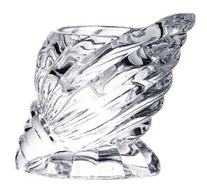 Wholesale Hot sales Unique creative conch shape clear crystal glass candelabra candlestick holder from china suppliers