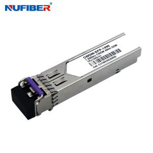 Wholesale 155Mb/S 120km CWDM SFP Transceivers Duplex LC 1270nm 1610nm SM DDM from china suppliers