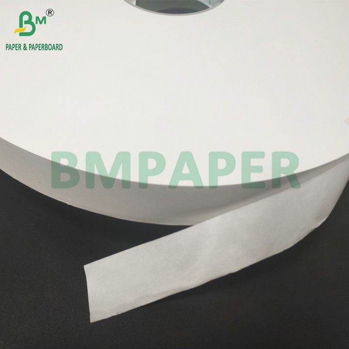 Smooth High Strength 24gsm 28gsm White Kratf Paper For Straw Wrapping