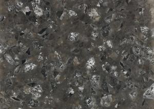 Wholesale Black Galaxy Sparkle Quartz Countertop Slabs For Kitchen Acid Resistant from china suppliers