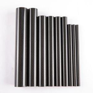 Wholesale Custom Size Twill Plain Carbon Fiber Tube 14mm 20mm 30mm 80mm 1000mm from china suppliers