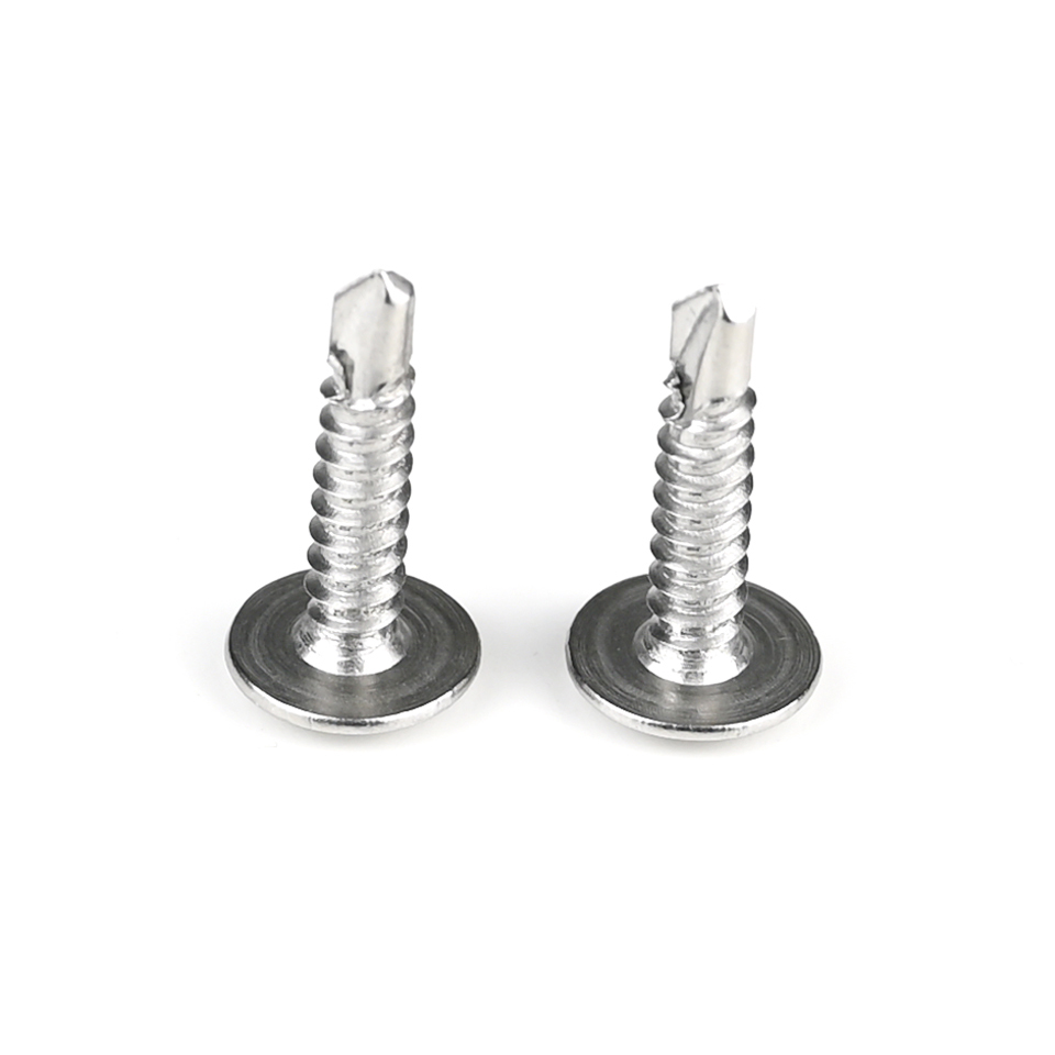 Black Stainless Steel Phillips Wafer Head Self Drilling Screws Tornillos Acero Inoxidable